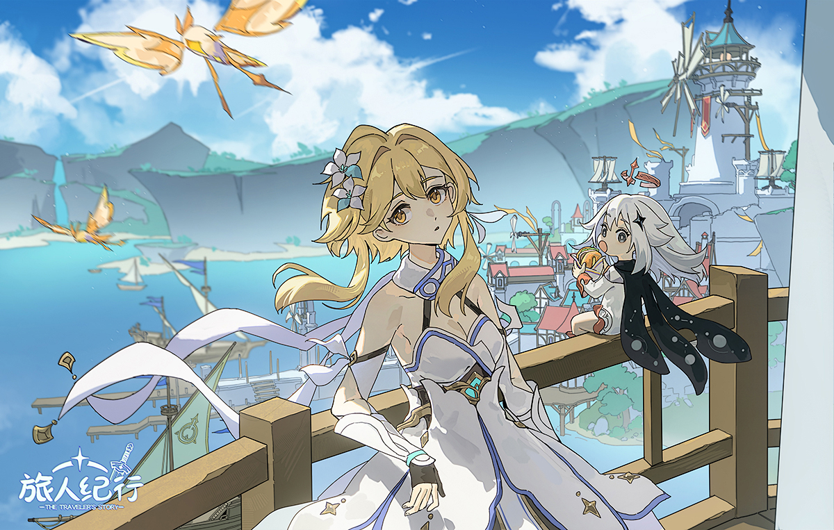 wanwanmyd's tweet image. 荆夫港旅途见闻，海港鱼鱼堡豪吃！
#原神 #GenshinImpact 
#旅人纪行 
#荧 #lumine 
#派蒙 #paimon