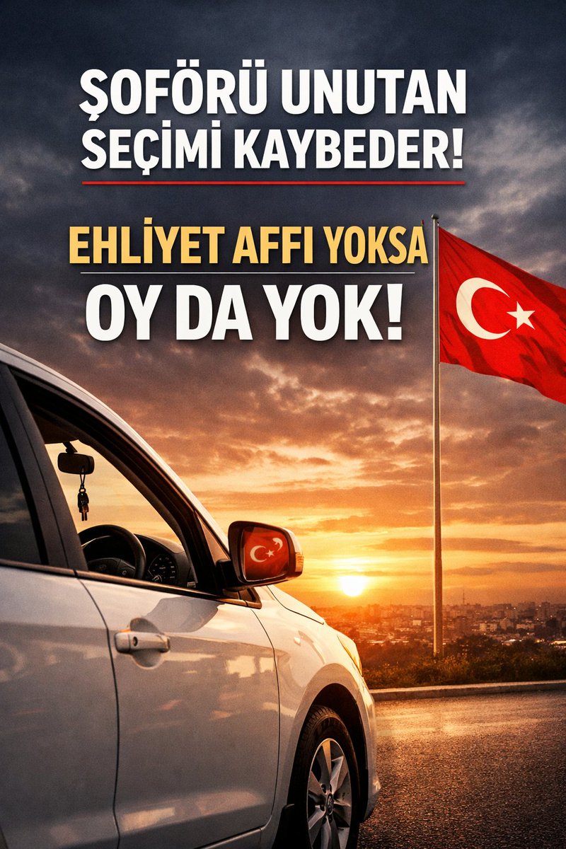 Mağduriyet Büyüyor
#ŞoförSandıkDiyor
Ehliyetimiz gitti, işimiz gitti, düzenimiz bozuldu… Sürücü affı ile sadece bir belge değil, hayatlarımızı geri istiyoruz.