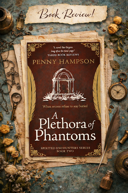 Maisy640760's tweet image. Another ⭐️⭐️⭐️⭐️⭐️#BookReview, this time for A Plethora of Phantoms (Spirited Encounters Book 2) by Penny Hampson.

Read my review in full here:
…ysteriousuniverseofbooks.blogspot.com/2026/04/a-plet…

#MMRomance #SlowBurnRomance #BookReview #BlogTour #SupernaturalFiction
@maryanneyarde @penny_hampson