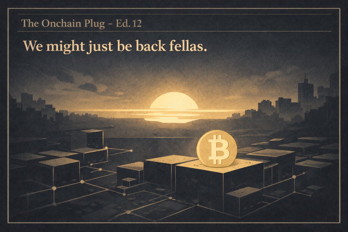 theonchainplug's tweet photo. The Plug - Ed. 12 Live now

Dull week on chain, some big new regulation wise and a personal teaser.

Is BTC taking 75k here?! 👇 https://t.co/XdBNjUEmkA