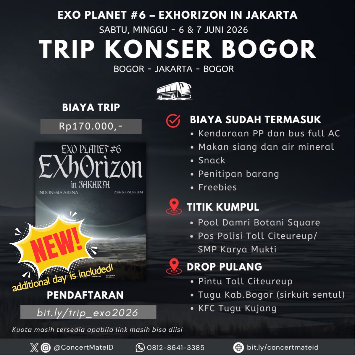 Trip Konser Bogor | ConcertMateID tweet media