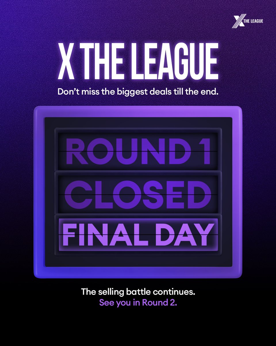 X THE LEAGUE tweet media