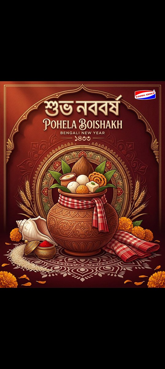trakonly's tweet photo. ✨ শুভ নববর্ষ ✨
নতুন সূর্যের আলোয় শুরু হোক নতুন আশা, নতুন স্বপ্ন আর নতুন পথচলা।
জীবন ভরে উঠুক আনন্দ, ভালোবাসা আর সাফল্যে। 🌼

#Trakonly https://t.co/fdWs6dsB7T