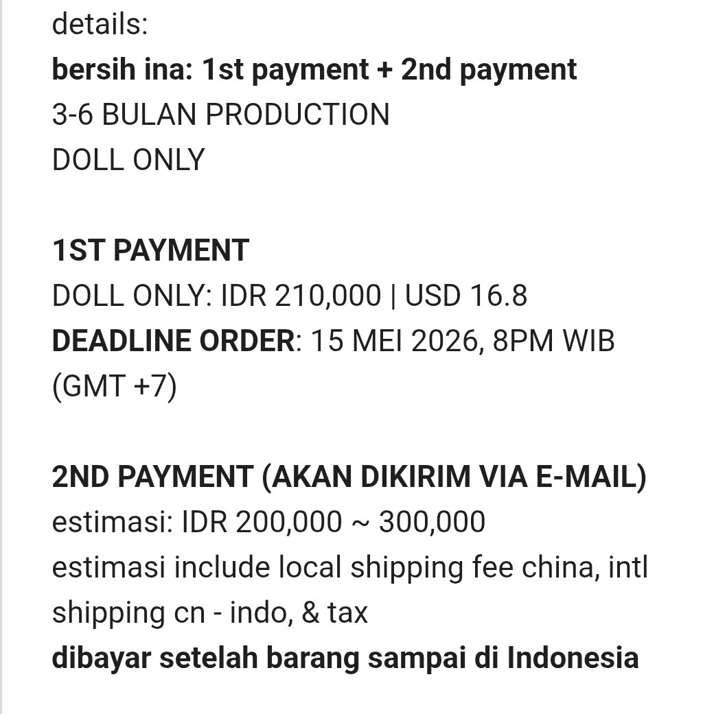 takoyakinyu's tweet photo. [🇮🇩.🌏 go help rt/like]

One Piece `Sleep Mates` Luffy 70cm pillow doll
 
💰 IDR 210,000
💰 USD 16.8
❌ISF+tax(chn) 
CLOSE: May 15, 2026. 8PM WIB (GMT+7)

FAQ: https://t.co/TsDW7yUzyL 
order &amp; details: https://t.co/I97T8Dz2wl https://t.co/Z6iyjGXqUS