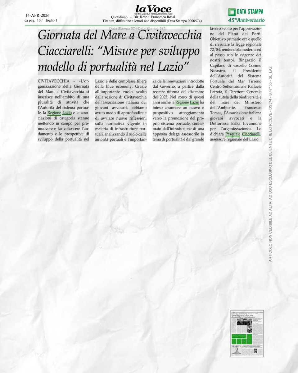 👉 La rassegna stampa

👉 Buona lettura

#cresciamoinsieme