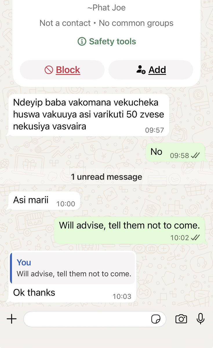 Hon. Takudzwa Titus Nyanhanga tweet media