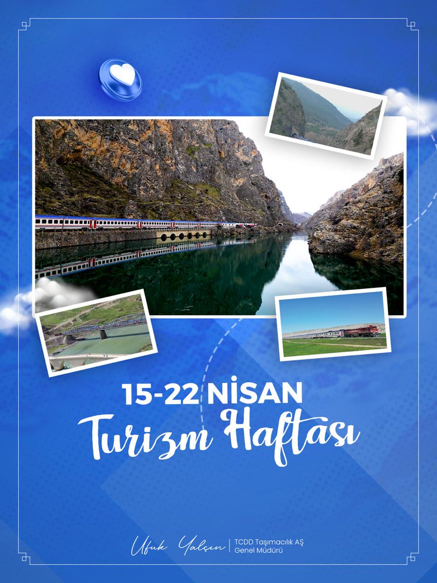 Dört mevsimi bir arada yaşatan, her köşesi tarihî ve doğal güzelliklerle bezeli cennet vatanımız yeni yerleri keşfetmek isteyen gezginleri bekliyor.

TCDD Taşımacılık ailesi olarak; vatandaşlarımızın unutulmaz anılar biriktirebilmesi için yeni rotalar planlıyor, ek seferler