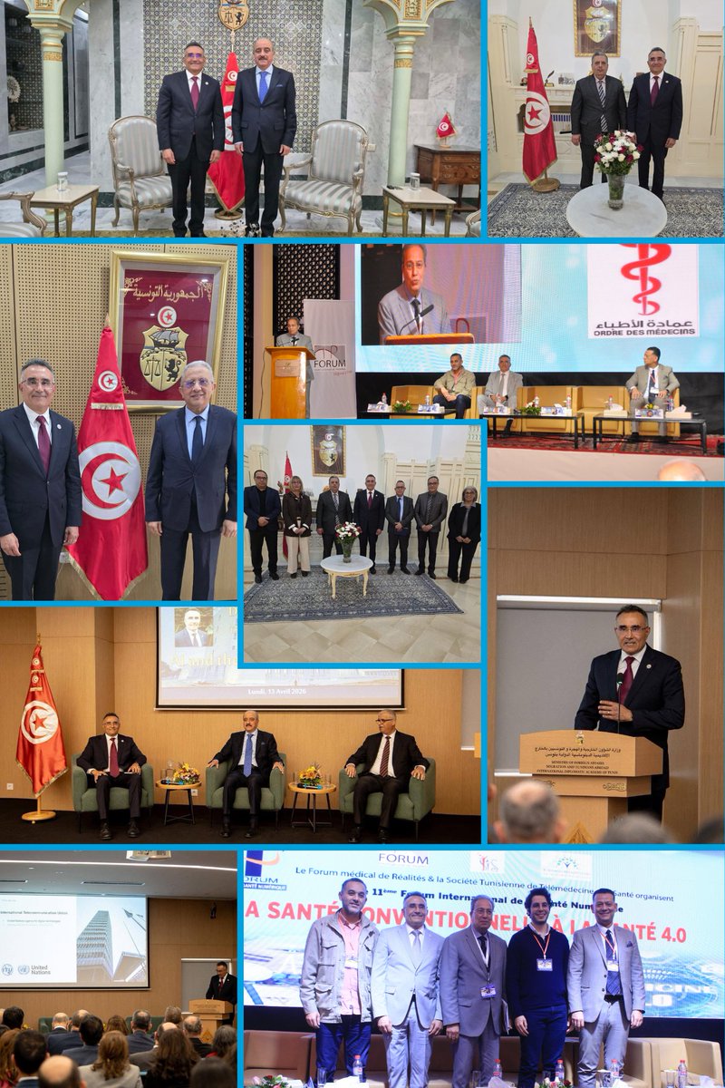jamoussi's tweet photo. A privilege to return to Tunisia 🇹🇳 for a mission marked by strong engagement with national authorities and the diplomatic community.

I had the honour of holding bilateral meetings with:
◆ H.E. Mr. Mohamed Ali Nafti, Minister of Foreign Affairs, Migration and Tunisians Abroad
◆ H.E. Dr. Mustafa  Al-Furjani, Minister of Health
◆ H.E. Mr. Noureddine Nouri, Minister of Education

These exchanges provided some unique insights on Government needs and questions related to AI for Diplomacy, AI for Health, and AI for Education. They reaffirmed our shared commitment to inclusive digital transformation grounded in international standards and highlighted the role of the ITU in supporting this work.

At the Tunis Diplomatic Academy, I had the pleasure of addressing Tunis-based diplomats on #DigitalGovernance, #DigitalCooperation and the role of #AI in today’s diplomatic practice.

I was equally delighted to contribute to the 11th Forum International de Santé Numérique, where I highlighted the work of the @ITU  on AI for #Health, and how standards can enable more inclusive, trusted, and resilient health systems.

Grateful for the warm welcome and rich exchanges

@ITUstandards  @TunisieDiplo @MinsanteTn @educationtn
