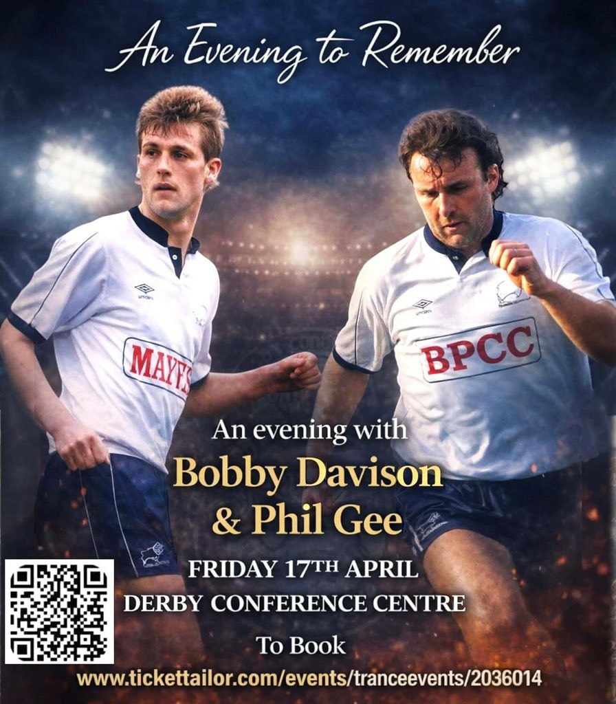 This week I will be selling my prints at an evening with Bobby Davison and Phil Gee😍

Be sure to grab your tickets and don’t miss out on a great evening! I will also be having event deals on so it’s a great chance to grab some prints🖤🤍

#dcfc #dcfcfans #therams #football #fyp