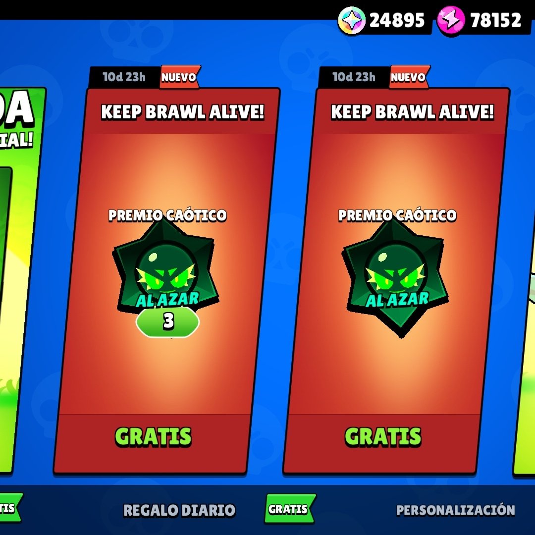 CandyNoticias's tweet image. RECLAMA RECOMPENSAS de #KeepBrawlAlive

Logramos llegar hasta los 23M en el medidor el día #1 y además también completamos la misión de red social

Cómo resultado reclama 4 Drops del Caos en la tienda ✅