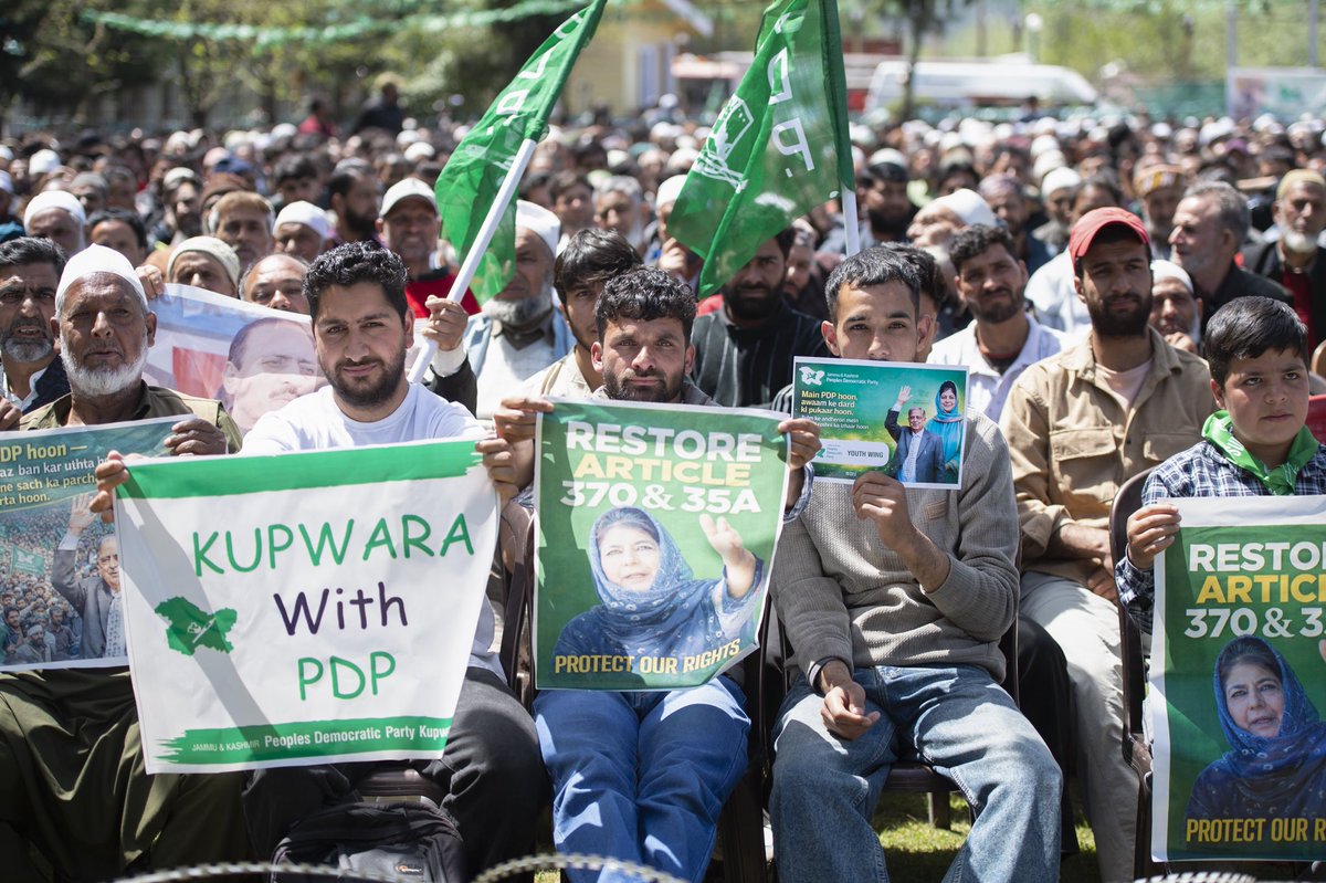 A sea of dedicated workers and supporters gathered in Kupwara, not just to listen, but to stand with Mehbooba Mufti and her vision for a just and dignified future.