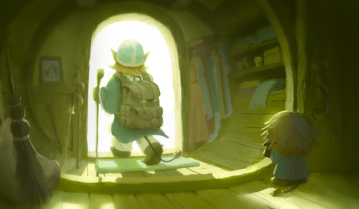 Hi! I'm Nina! I'm currently looking for work as a Visual Development/Colour Artist and Background Painter. ☺️🌿 #PortfolioDay