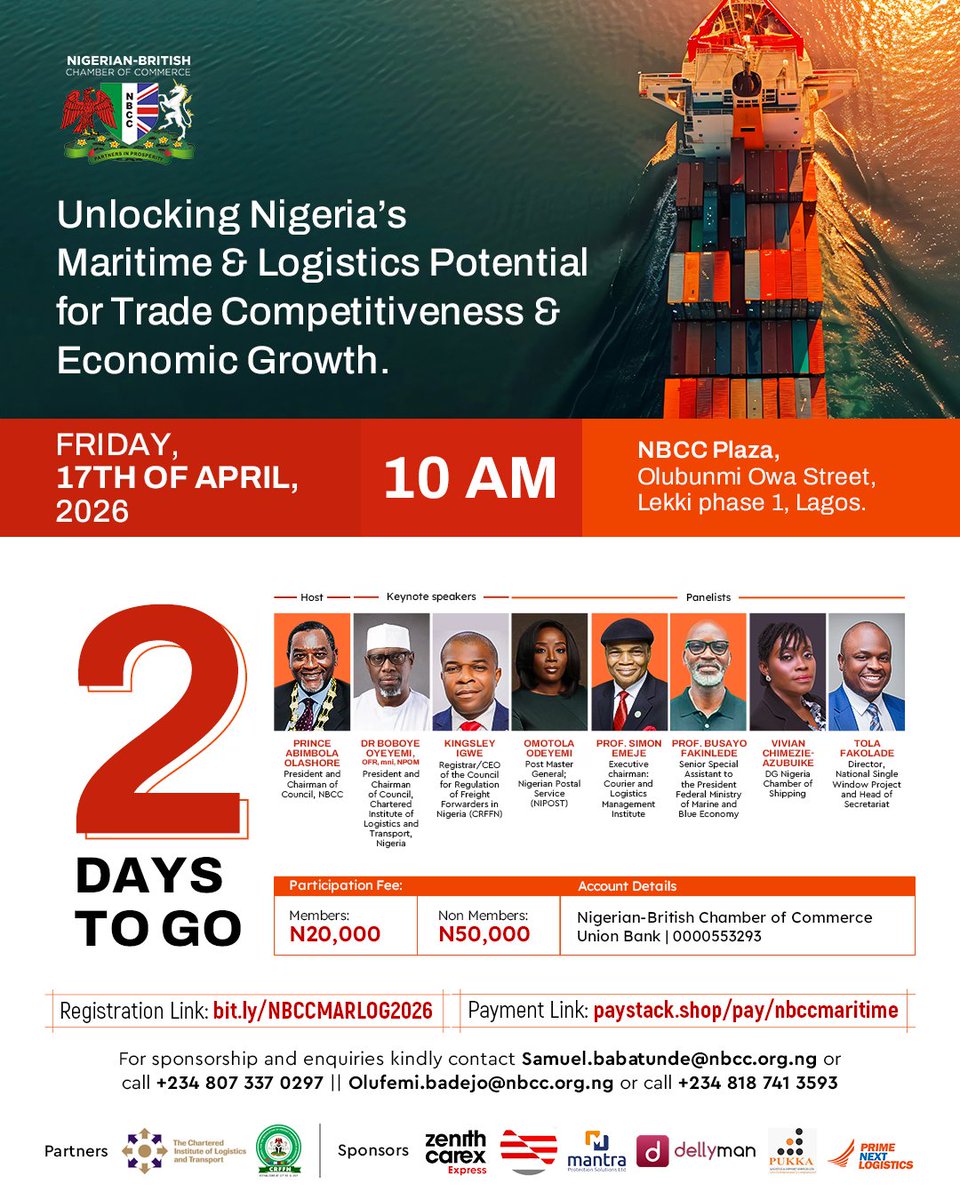 Nigerian-British Chamber of Commerce tweet media