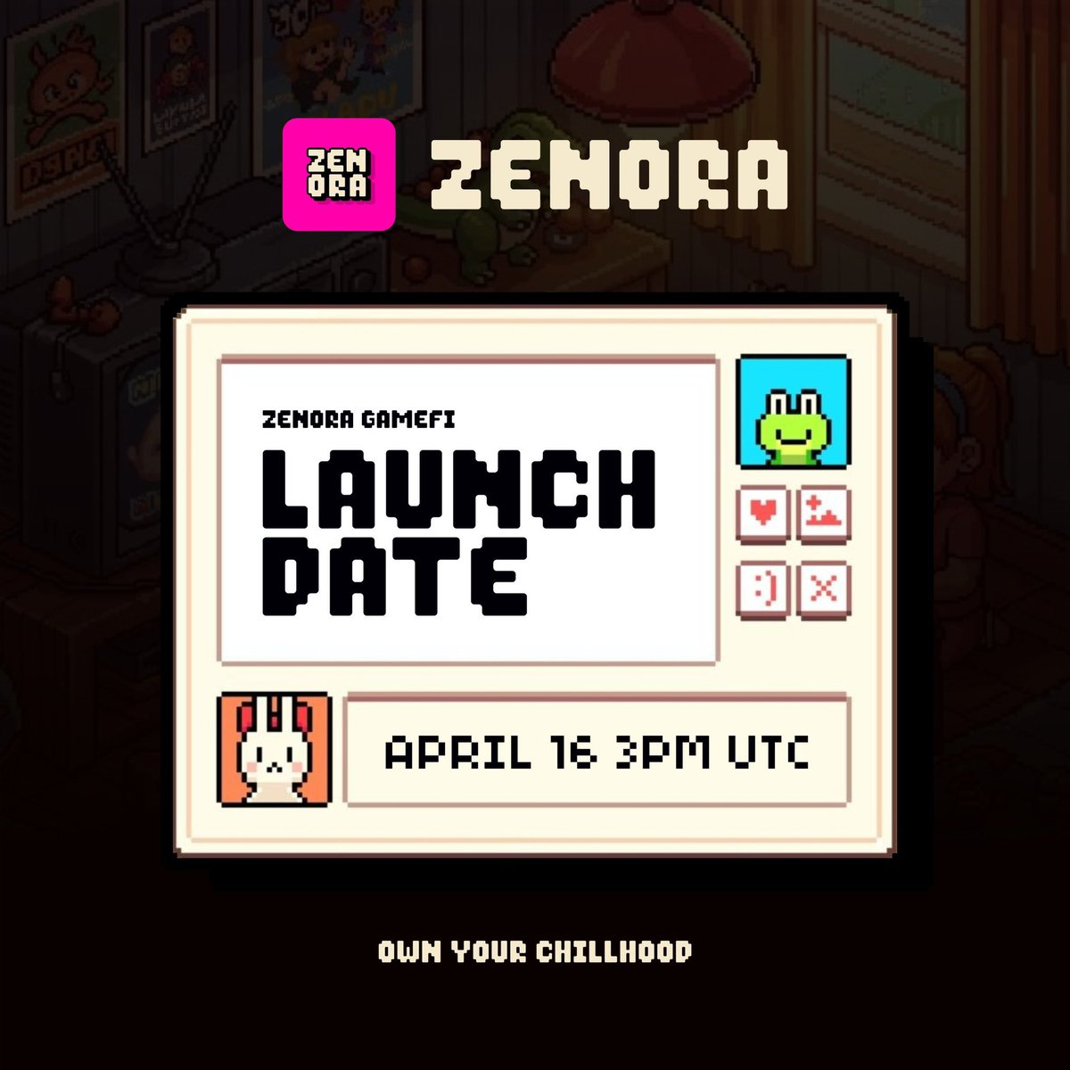 $ZENORA Launching 🚀
🗓 April 16 | ⏰ 3 PM UTC
Play 🎮 Earn 💰 Own 🧩
Nostalgia meets real ownership. Built on <a href="/Bybit_Official/">Bybit</a> Launchpad with <a href="/printr/">Printr</a>
<a href="/0xzenora/">ZENORA</a> 

#ZENORA #GameFi