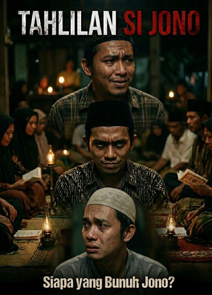 bestofbalraj's tweet photo. TAHLILAN SI JONO 
Ketika Jono mengalami “kecelakaan” hingga meninggal, acara tahlilan malam harinya, berubah menjadi ruang interogasi desa yang penuh adu mulut hingga terbukti salah satu dari tiga sahabatnya sendiri adalah pelaku "kecelakaan" tersebut.
@IDN_Horor @Skop_Prodns https://t.co/NZCj3yEONl