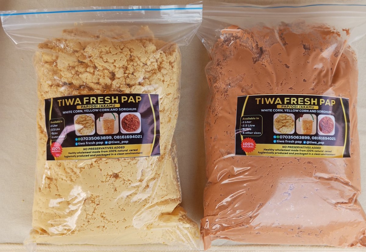 QUBRAH11's tweet image. Start Your Day the Local Way 🥣
Enjoy our freshly made #PAP #Akamu #Ogi  smooth, tasty, and super healthy 💪🏽

✨ No additives
✨ Naturally processed
✨ Rich in wholesome goodness 👌

Perfect with Akara, Moi Moi, or a splash of milk 😋
📦 5 Litres — ₦10k / ₦13k

📍 Ibadan