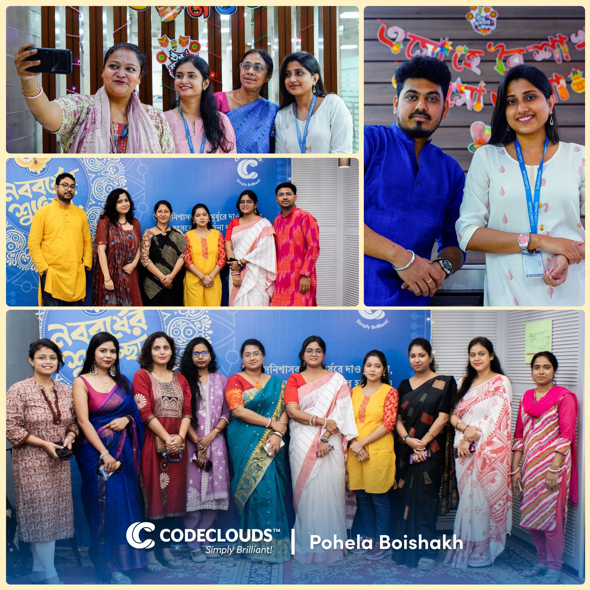 We celebrated Poila Boishakh at CodeClouds with music, smiles, traditions, and team spirit. Here’s a glimpse of the colorful day.

#PoilaBaisakh #Noboborsho #CodeClouds