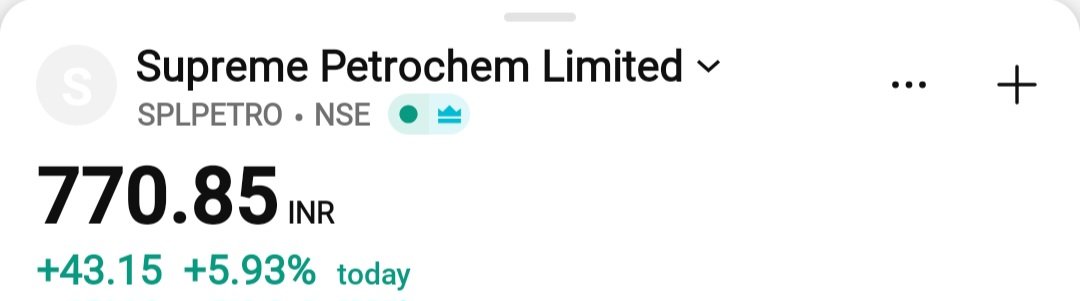 _ranitbiswas's tweet image. #SPLPETRO showing good strength 
#AlgoXR 🦾