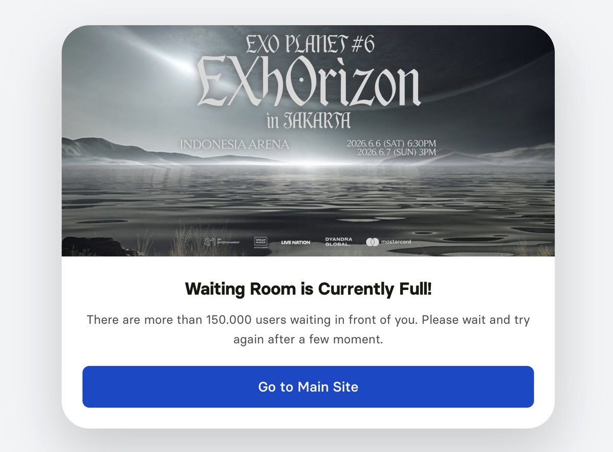 mual banget war tiket EXO tentu cuma dapet hikmahnya