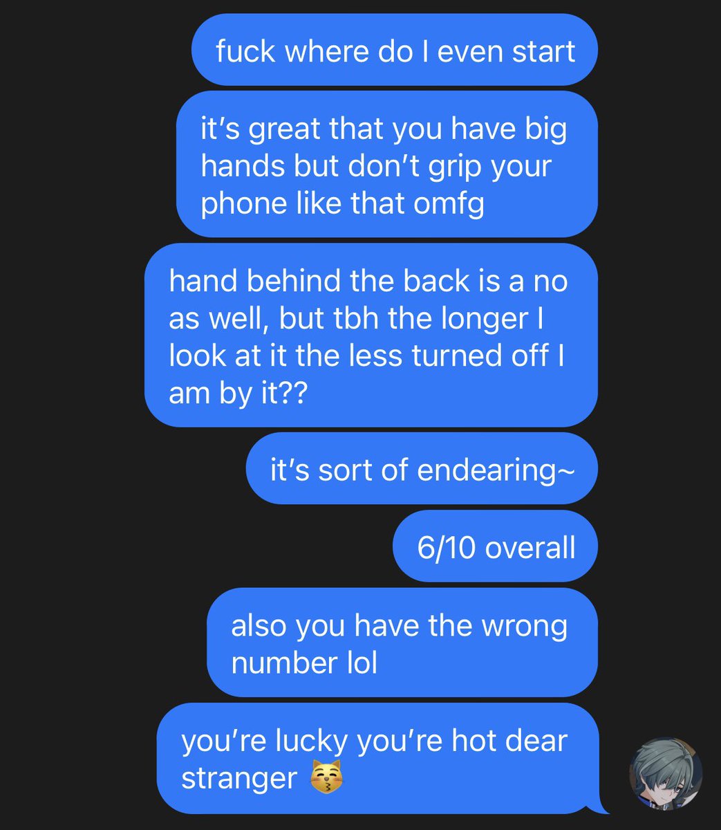 anaxascorset's tweet image. #illuhen 🪶🗡️ wrong number au where illuga sends a risky pic and receives…a review of it in response?? +