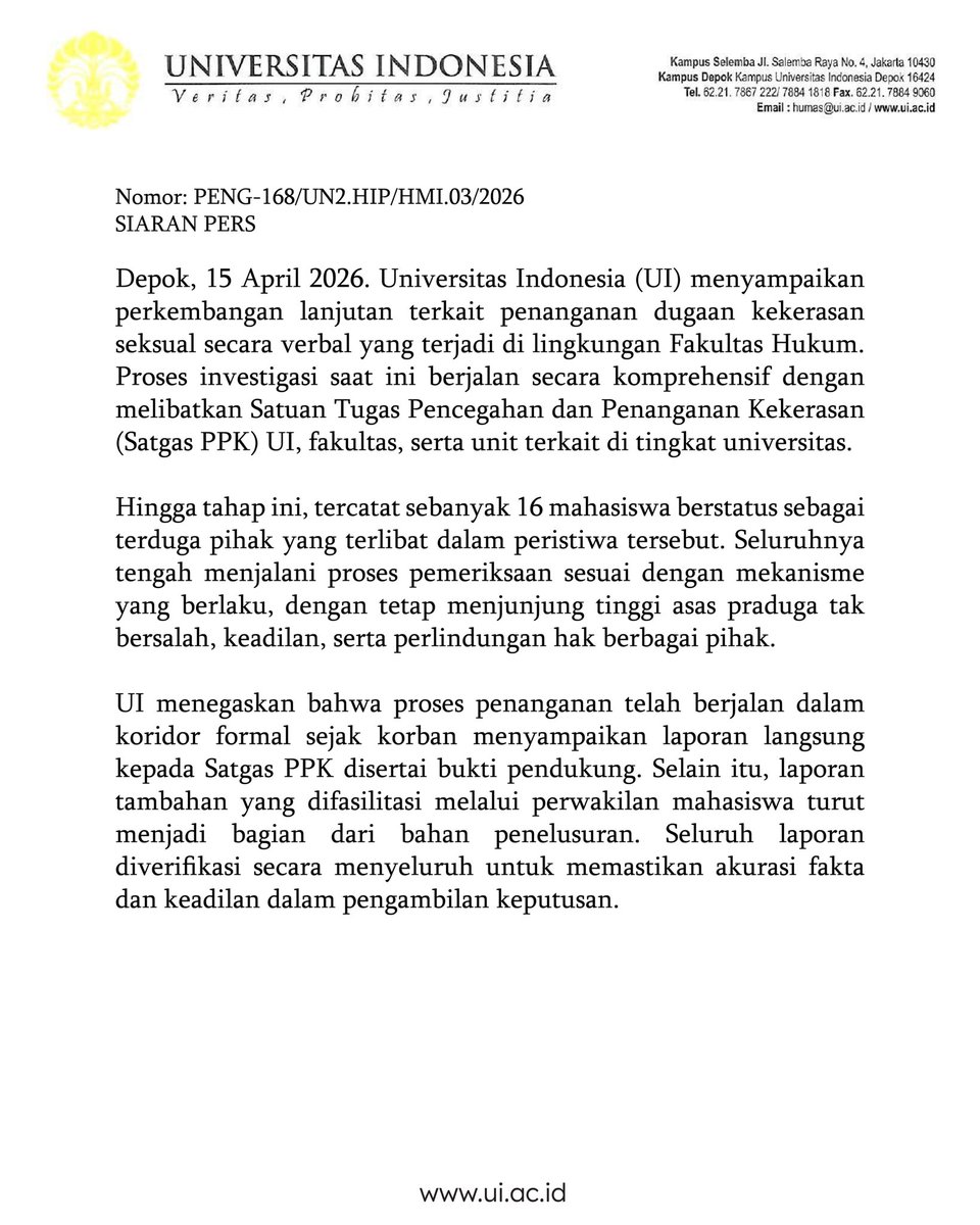 UniversitasIndonesia tweet media
