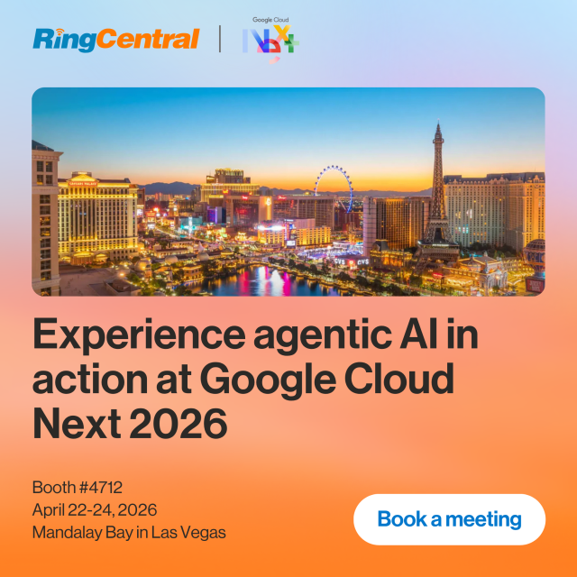 cathyfgarcia's tweet photo. Heading to #GoogleCloudNext next week? @RingCentral will be showcasing its AI-powered platform that unifies calls, messaging, meetings, and contact centers into one secure, Chrome-integrated solution, so you can focus on innovation, not just... https://t.co/YIfnPcddUe https://t.co/IVAdWirsHS