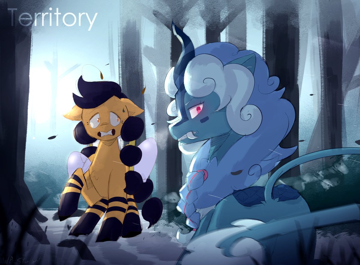 WarmBloodedStar's tweet photo. Territory 

#mlp https://t.co/YCP8ICnDPl