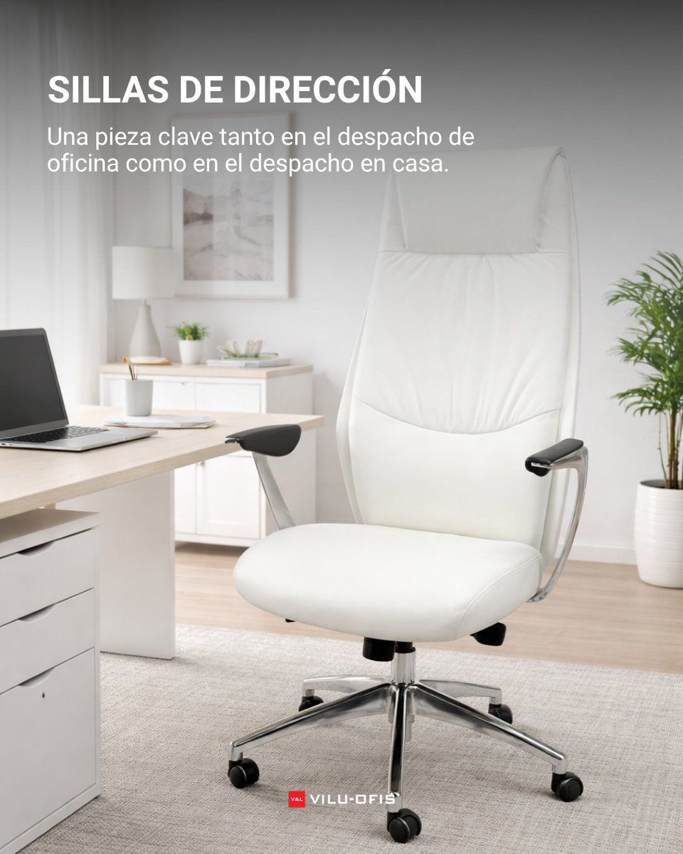 ViluOfis's tweet image. Una buena #silla de #dirección💼 no es solo estética.
Los modelos #profesionales incorporan mecanismos sincronizados que permiten ajustar inclinación y altura, favoreciendo una postura más natural durante la jornada.
➡️Desliza para conocer varias opciones. 

#Sillería #Ergonomía