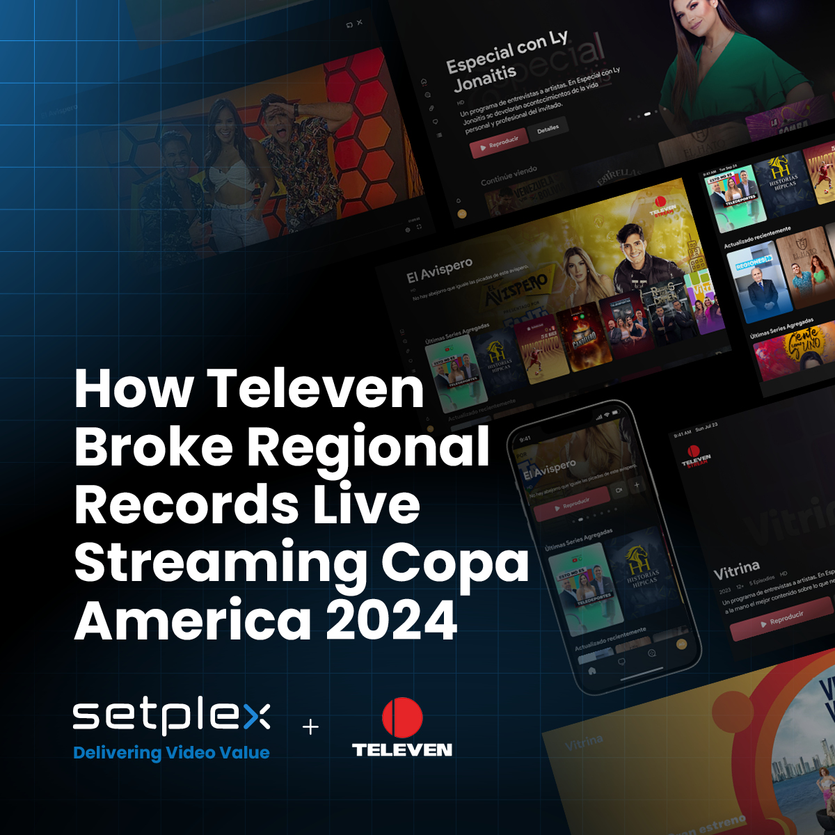 🌍 𝗧𝗲𝗹𝗲𝘃𝗲𝗻’s OTT transformation was inevitable.

Copa América made it urgent. 

60 days later: 43M+ impressions, 1.3M installs, and the OTT Development of the Year Award — powered by Setplex.

👉  bit.ly/4cvQMpB

#OTT #LiveStreaming #CopaAmerica #ContentDelivery
