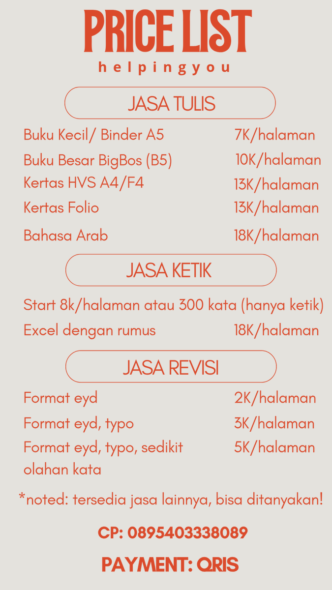 helpingy0ouu's tweet photo. gaisss ayoo untuk tugas lainnya bisa ditanyain yaa, cek turnitin jugaa bisaaa #zonauangㅤ https://t.co/kjPC065DPH