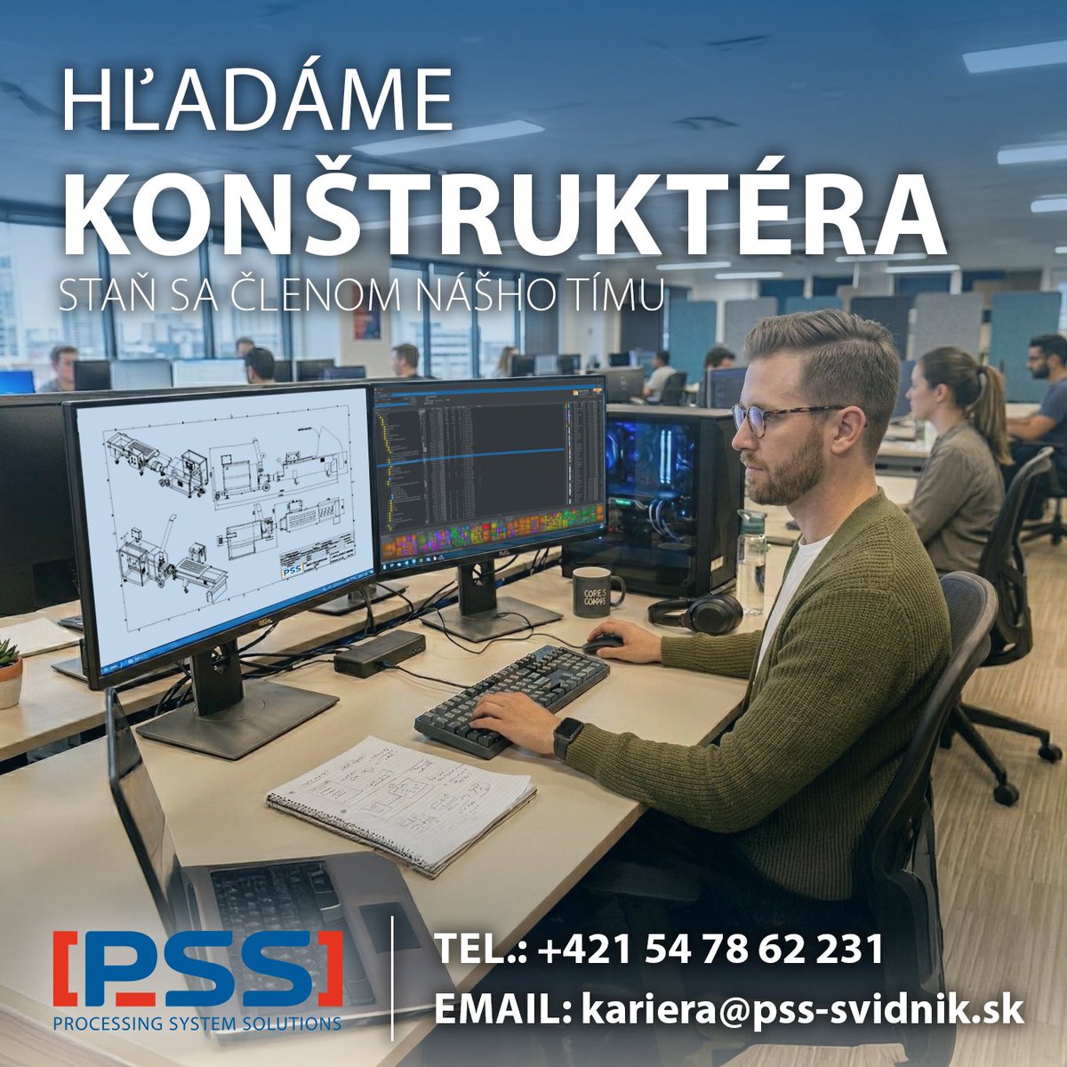 PSvidnik's tweet photo. 👨‍💼Hľad��me uchádzača na pozíciu konštruktér

🌍 Viac informácií: https://t.co/i3hVm7OvR3 https://t.co/XSvtDjVuIl