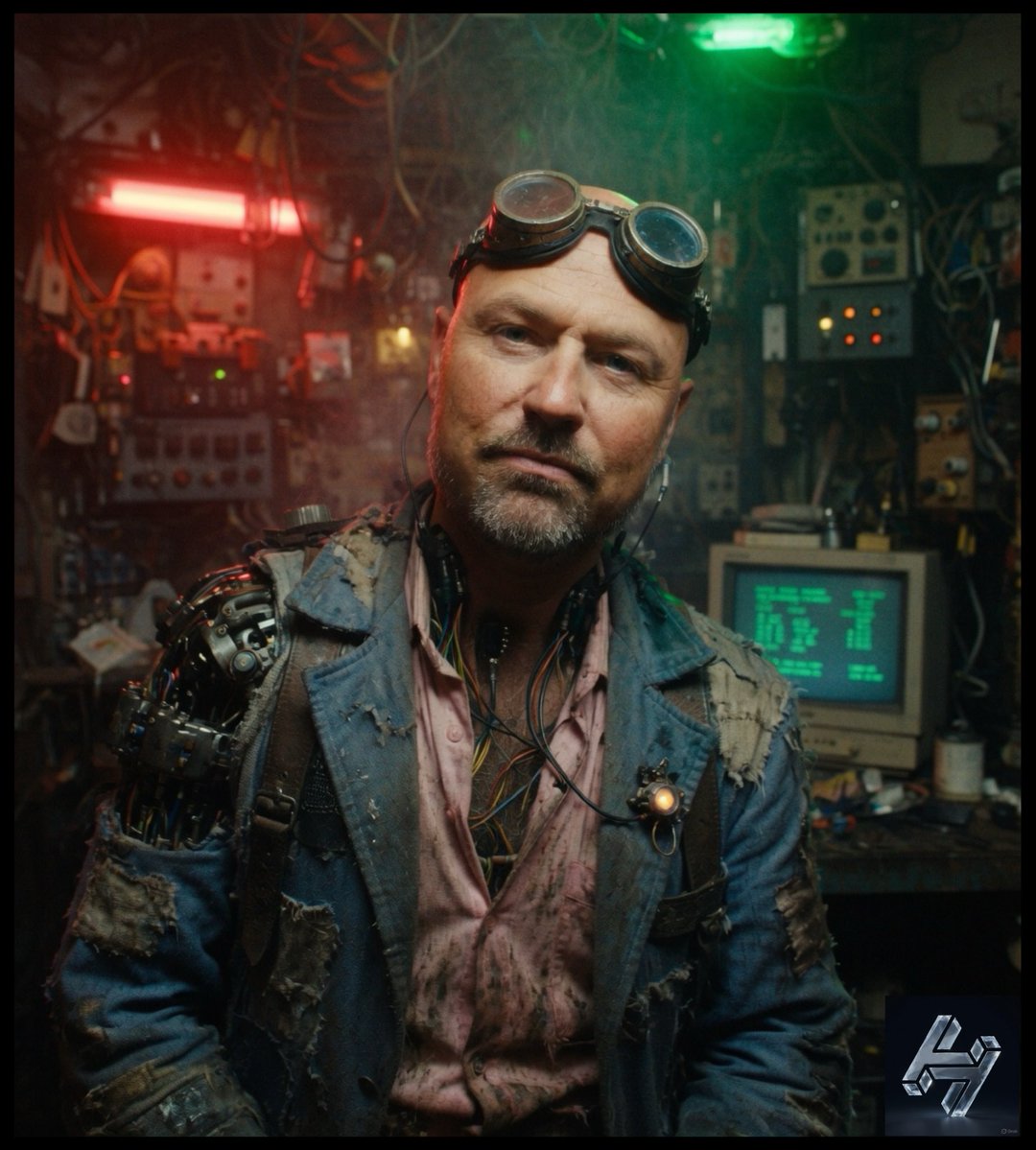 erwingroen's tweet image. Always thought what I could look like moving off the grid in years to come.. Had AI come up with this image of me. #hns #ownthedot #handshake