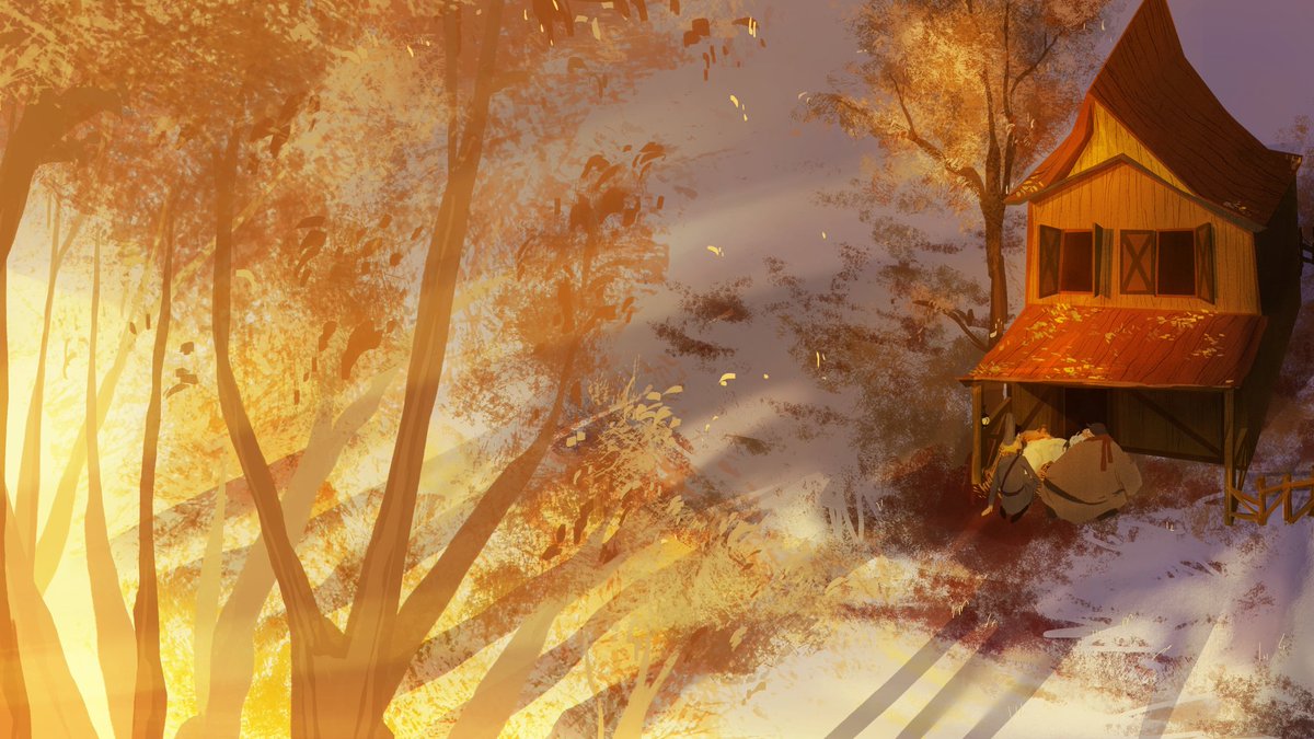 The_Starchive's tweet photo. Uni homework(ᵕ—ᴗ—)
We had to redraw a scene from Klaus and then change the camera angle and draw in the same style

Had to speedrun this one cuz I had no time...(Entirely my fault) (¬_¬")

#illustration #study #artmoots #Klaus https://t.co/kT9jezLltc