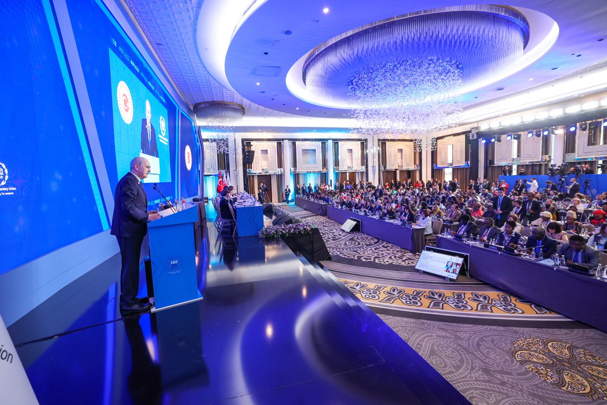 TBMMresmi's tweet image. Türkiye Büyük Millet Meclisi Başkanımız @NumanKurtulmus, Parlamentolar Arası Birlik’in 152. Genel Kurulu marjında düzenlenen Kadın Parlamenterler Forumu’nun açılış oturumuna katıldı. #IPU152