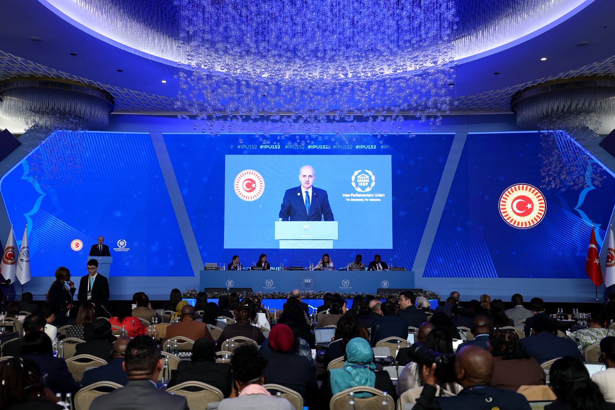 TBMMresmi's tweet image. Türkiye Büyük Millet Meclisi Başkanımız @NumanKurtulmus, Parlamentolar Arası Birlik’in 152. Genel Kurulu marjında düzenlenen Kadın Parlamenterler Forumu’nun açılış oturumuna katıldı. #IPU152