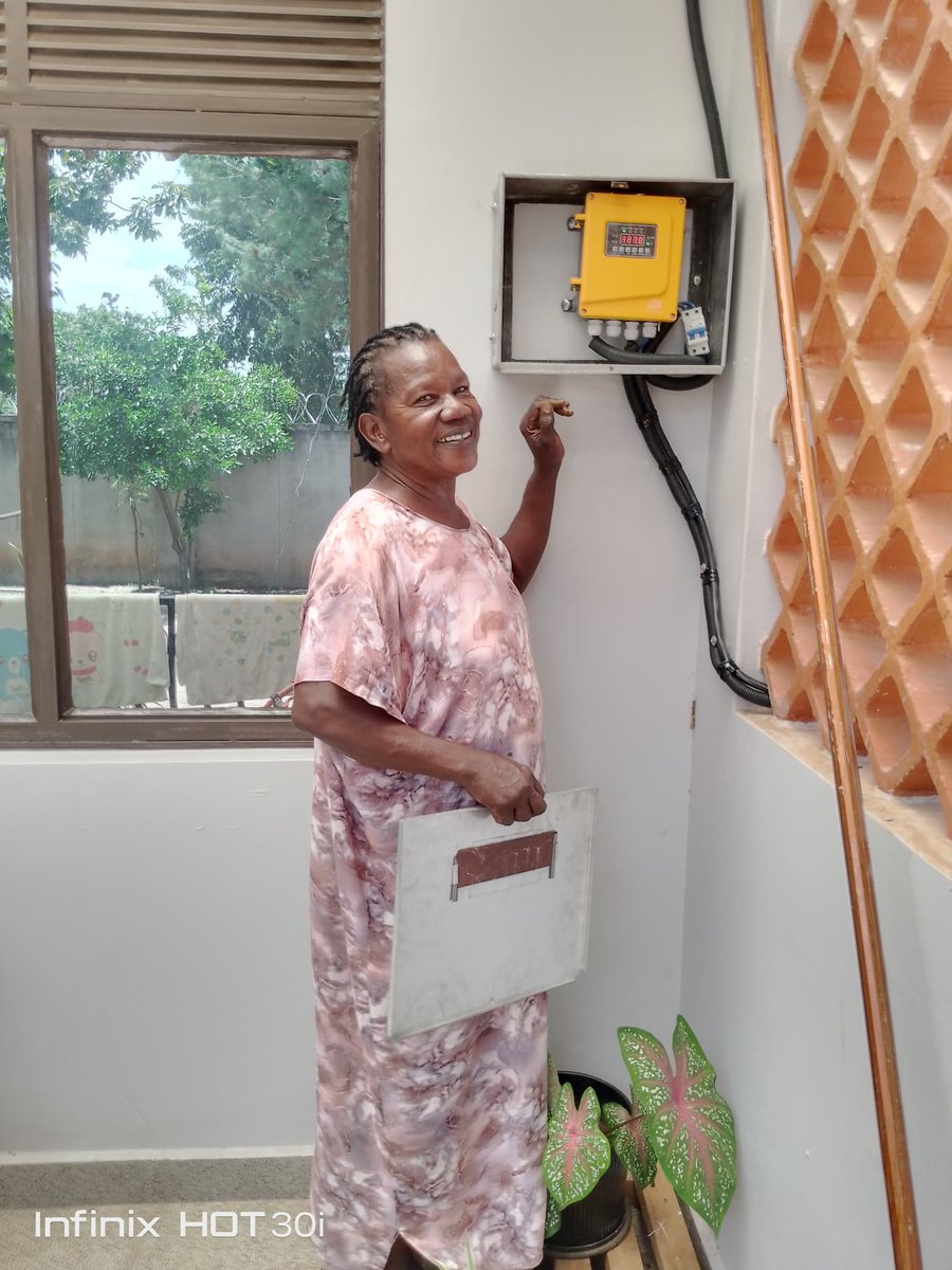 sprinktech's tweet image. Installation complete, and it’s already making a difference!

A happy @UECCC1 client now has water flowing at her farm after the successful installation of a solar water pumping system.
#Sprinktech  #SolarEnergy #WaterAccess #Sustainability