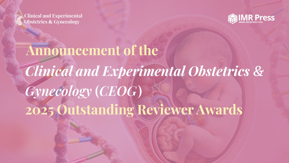 Clinical and Experimental Obstetrics & Gynecology tweet media