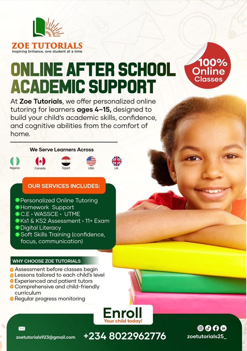 zoetutorials25_'s tweet photo. At Zoe Tutorials, we support your child with focused, personalised academic guidance while you focus on your day.
We’ve got you covered. https://t.co/lcXYKRYUCv https://t.co/2hH9KY7XLx