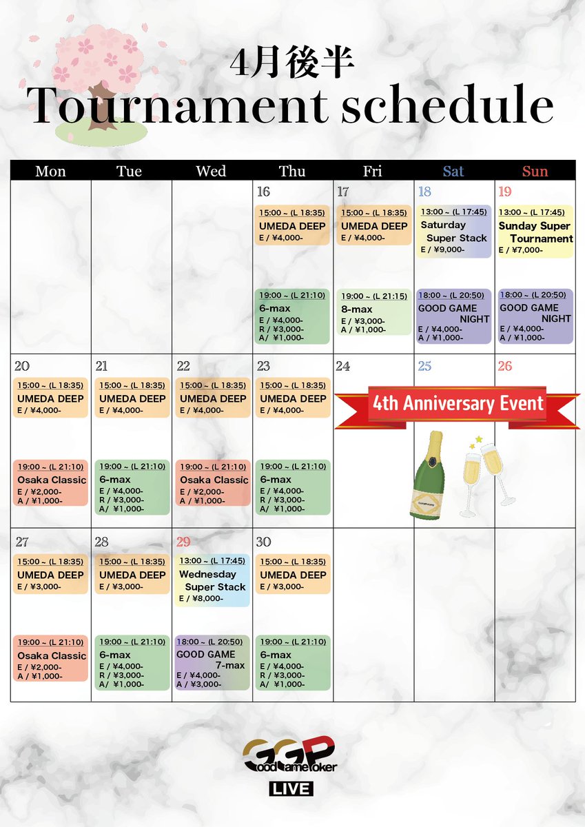 【大阪 GGPL】GoodGame Poker Live Osaka tweet media