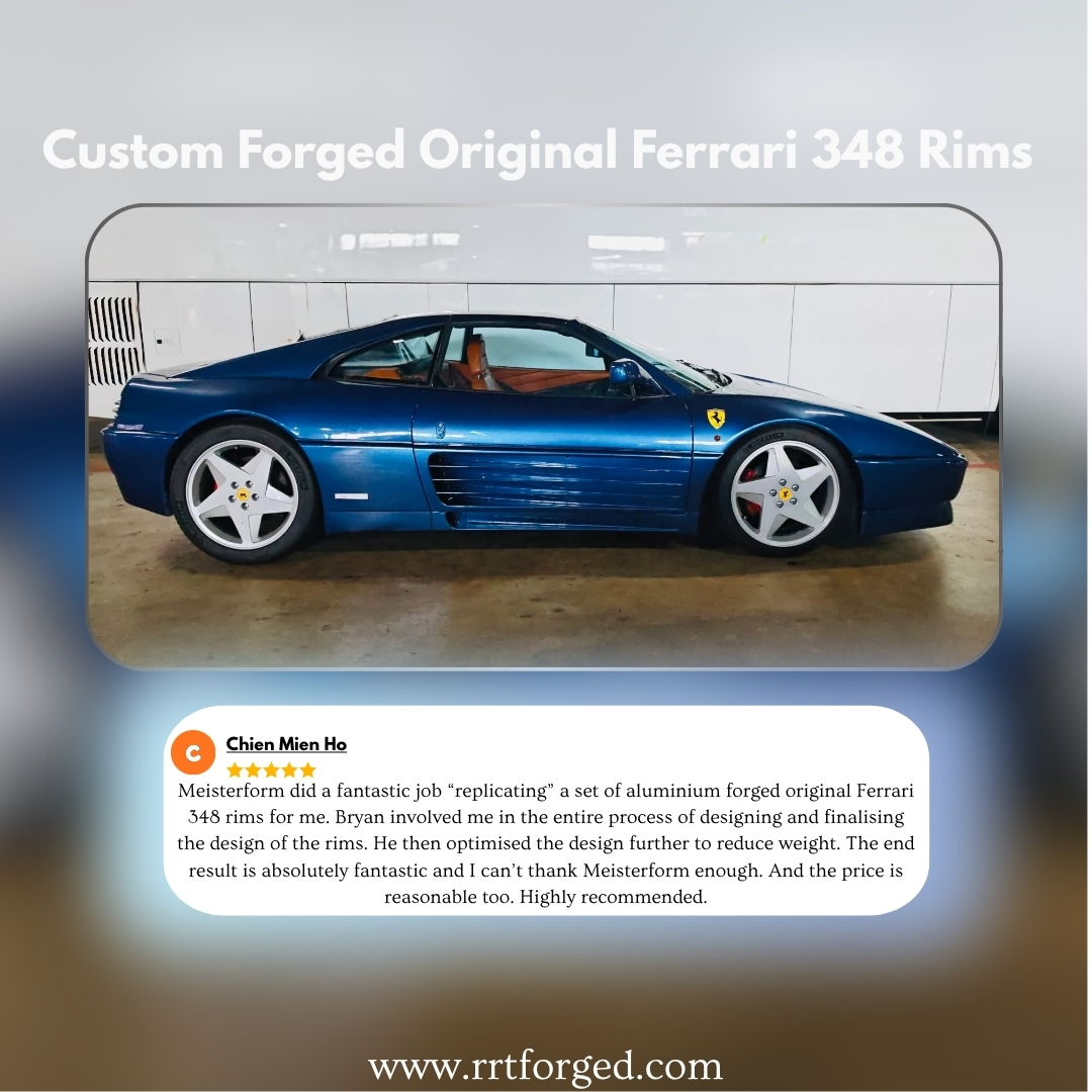 RrtForged's tweet image. We can talk about unsprung mass and load path optimization all day. But sometimes, it is better to just let the drivers tell you exactly what we do.

#Ferrari348 #Meisterform #RRTForged #ForgedWheels #ClassicFerrari #AutomotiveEngineering #6061T6 #UnsprungMass #SGCarCommunity