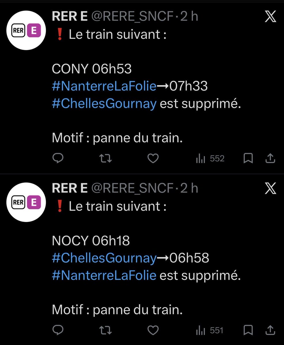 STOP GALÈRE : Transports IDF tweet media