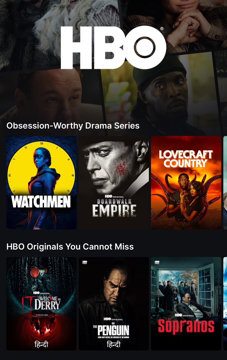 _mrchaturvedi's tweet image. In a major revamp of the platform #JioHotstar now offers entire catalogue of #HBOMax as it is on its platform. 

You can watch HBO, DC, Harry Potter Universe, Warner Bros catalogue (film &amp;amp; tv) &amp;amp; Max originals.. in short, Hotstar becomes the home of HBO Max in India. 

With