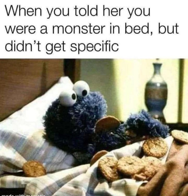 gm to everyone who wouldn't get kicked out of bed for eating cookies.☕☕😎
