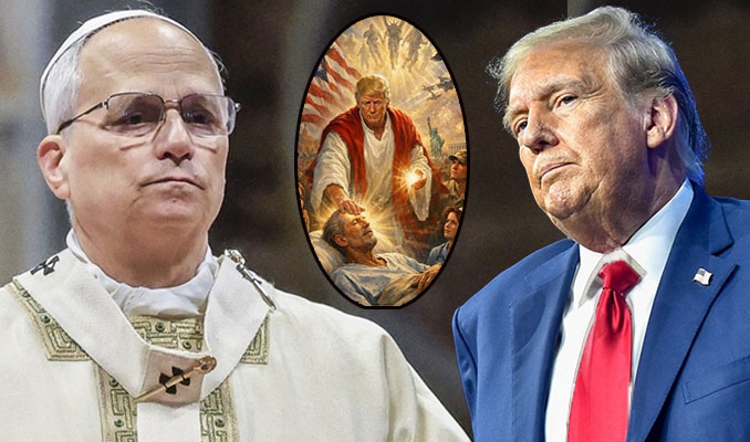 finansingundemi's tweet image. Trump’ın dili dînî fay hatlarını kaşıyor #papa14.leo #trump #katolik - finansingundemi.com/haber/trumpin-…