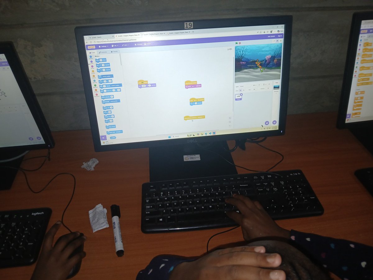 lea_org's tweet photo. How does a game know when you click a button? 🤔

Our Week 4 session at Mogra explored Events in Scratch — the magic behind interactivity.
From animations to games, learners saw their ideas come alive in real-time 💡
#LEA #ScratchProgramming #DigitalSkills #YouthEmpowerment https://t.co/7v6oX4Eb8L