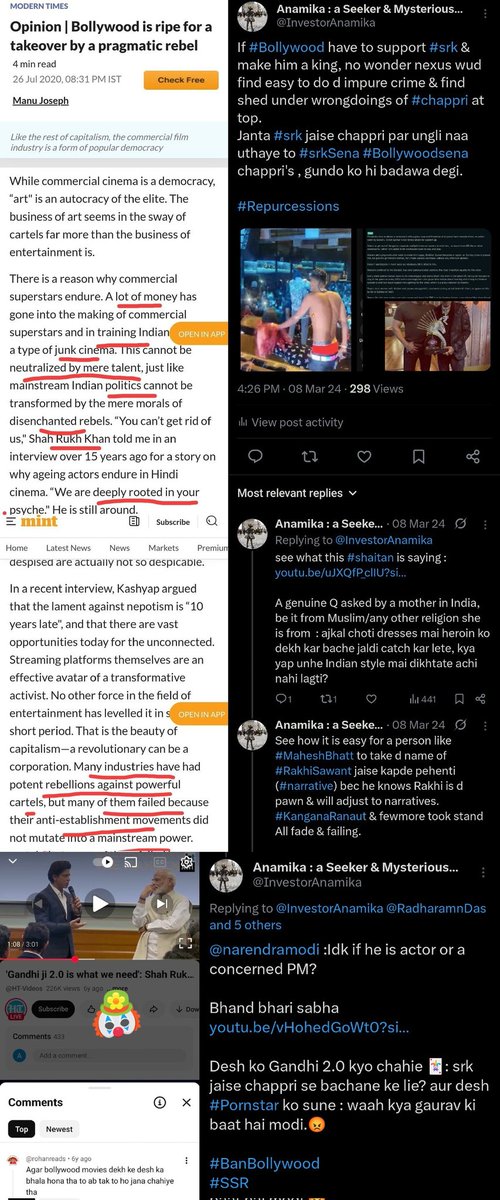 InvestorAnamika's tweet photo. @SanatanMaverick @treeni @MRRIGHT1369 ask 50yr+ old : most of d girls r not even matured till 30 but can be deceived thru narratives &amp; illusion

#Trap #Fear #PsychologicalPlay

If old generation had found courage to ban &amp; k!ll p*rn* like srk before 1995,
propaganda &amp; dirt movies wud have not come

#GenerationalCurses https://t.co/Ekx9gjF5qS