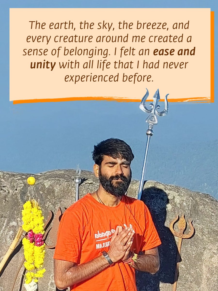 ishafoundation's tweet image. A heartfelt sharing from a Sadhanapada participant — a journey of inner strength, balance, and a renewed sense of life.

Know more: sadhguru.co/sadhanapada