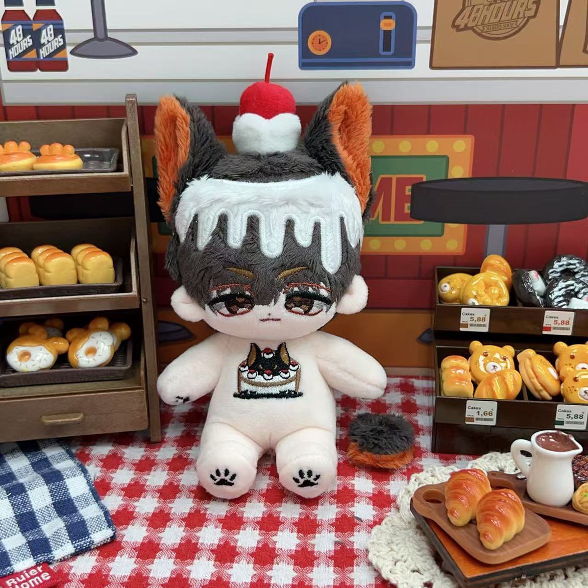 OC属性のドーベルマン×キルシュトルテくんの1次サンプルが立ち上がりました🍒🐾
とっても可愛いです🫶