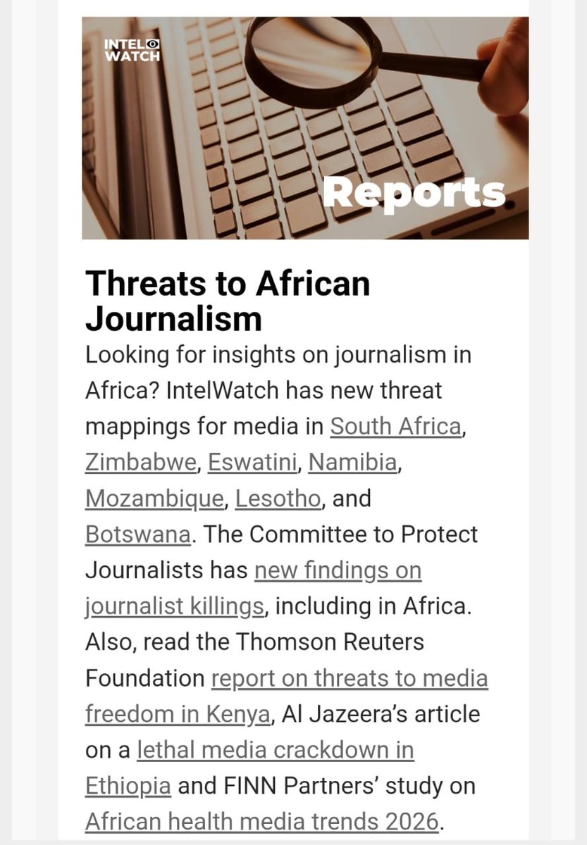 gijnAfrica's tweet photo. Call for Story Pitches.

@CodaStory seeks pitches of stories that track global trends that shape local communities. Deadline: Rolling.

Details in GIJN's Africa newsletter for March 👉 https://t.co/m0pqtJpPn1 https://t.co/qUhuJsBrZF