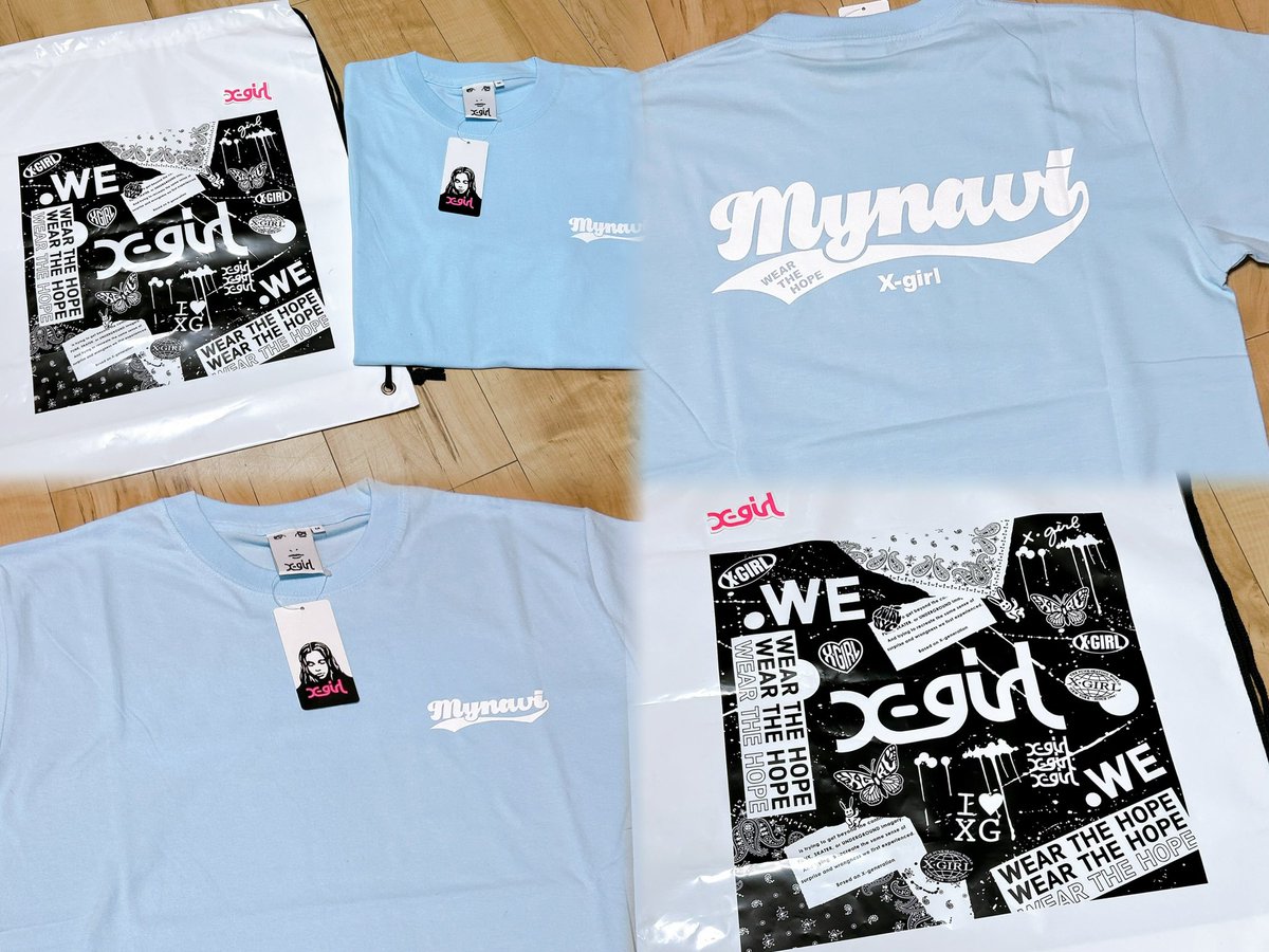 届いた届いた!!
めちゃめちゃ可愛いすぎる🥹🥹🩵🩵
Xgirlのステッカーと袋まで付いてて
嬉しすぎます！！
夏になったら学校に着ていっちゃうよ！✊🏻✊🏻
<a href="/WE_League_JP/">WEリーグ｜日本女子プロサッカーリーグ</a> 
<a href="/calif_official/">Online Store 『calif』</a>

 #マイナビ仙台レディース 
 #mynavisendai #weリーグ #Xgirl